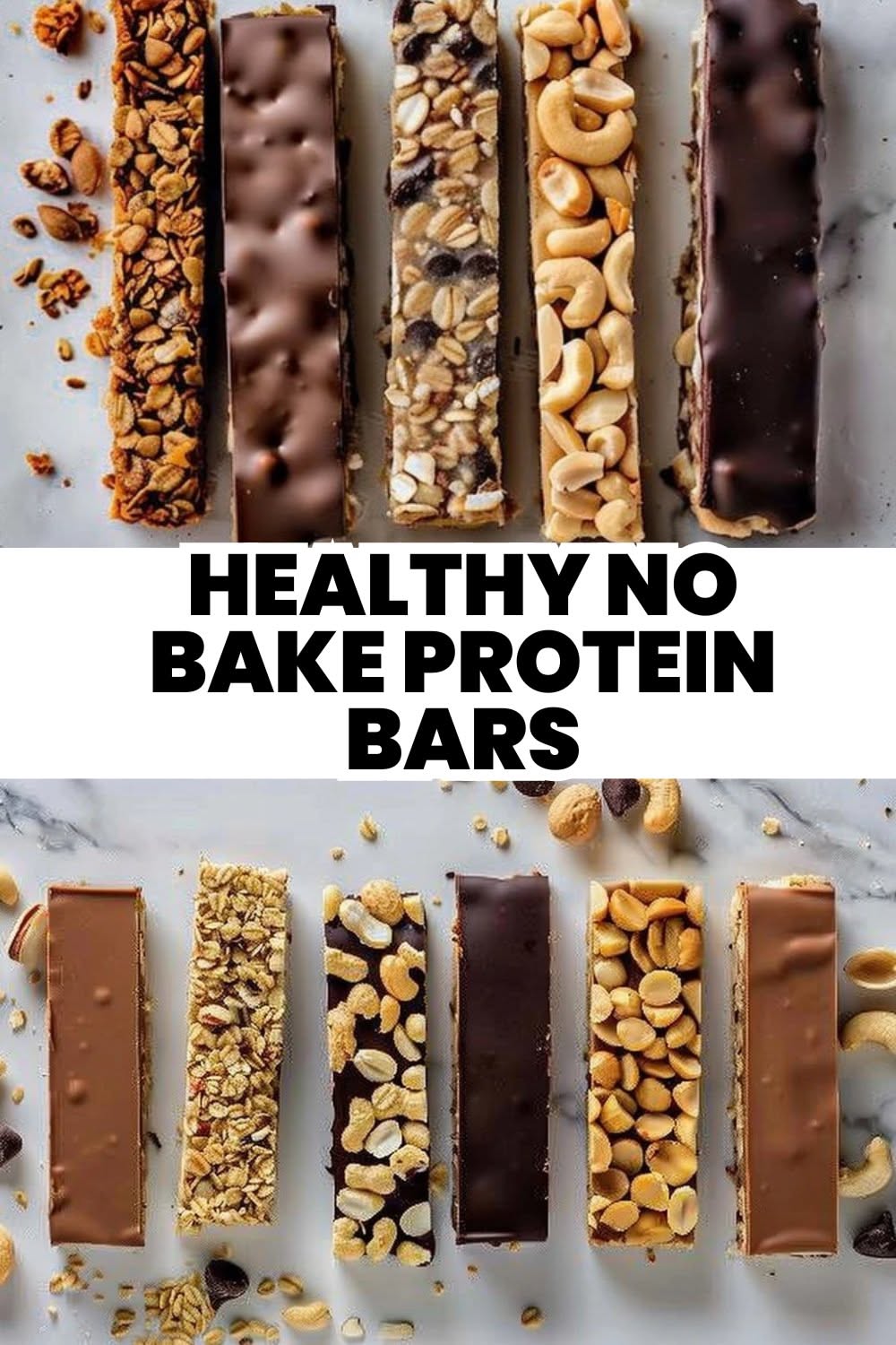 No-Bake Oat and Nut Energy Bars with Dark Chocolate Drizzle