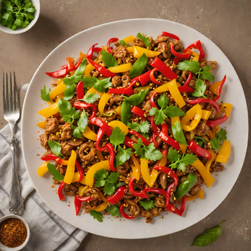 Spiced Tibs Stir-Fry with Berbere and Bell Peppers