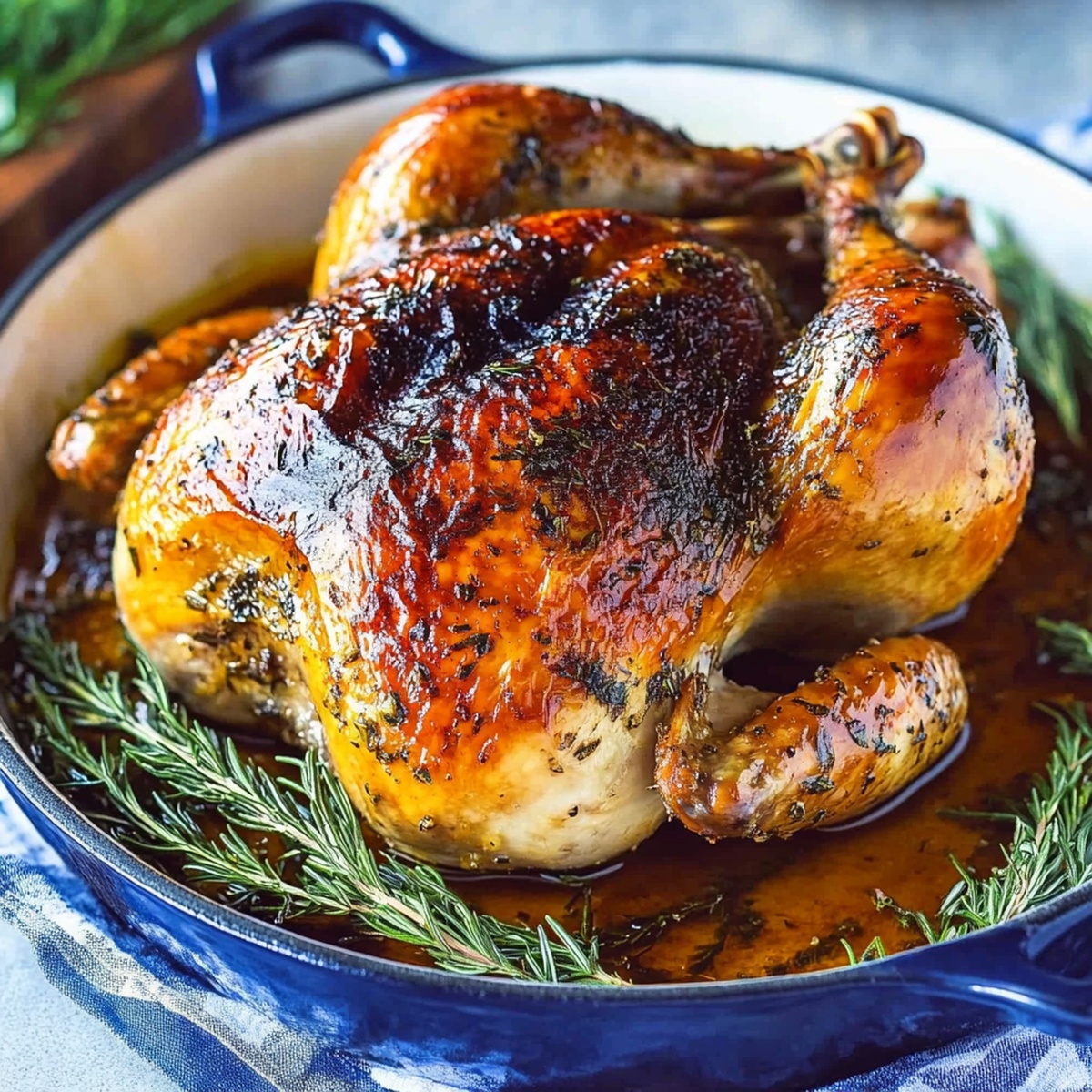 The Best Herb-Infused Roasted Chicken
