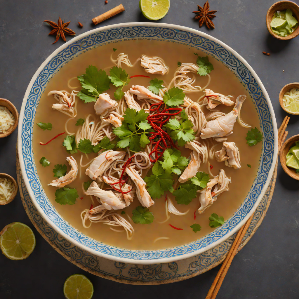Vietnamese Pho-Inspired Chicken Soup with Star Anise and Ginger