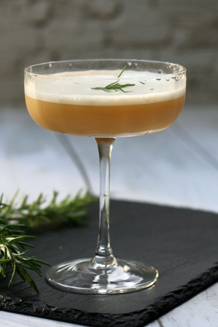Cold Brew Maple Rum Flip