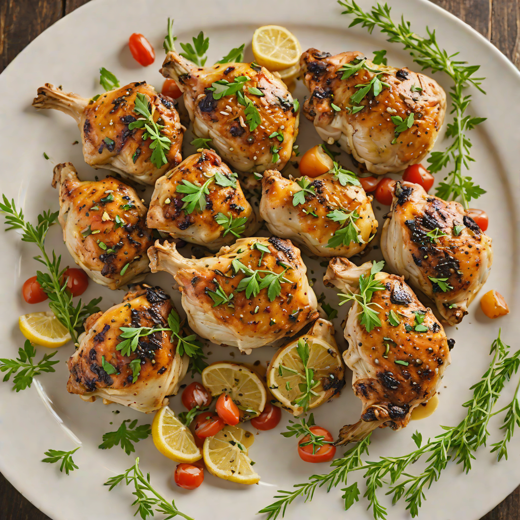 Slow-Roasted Garlic and Herb Mediterranean Chicken Thighs