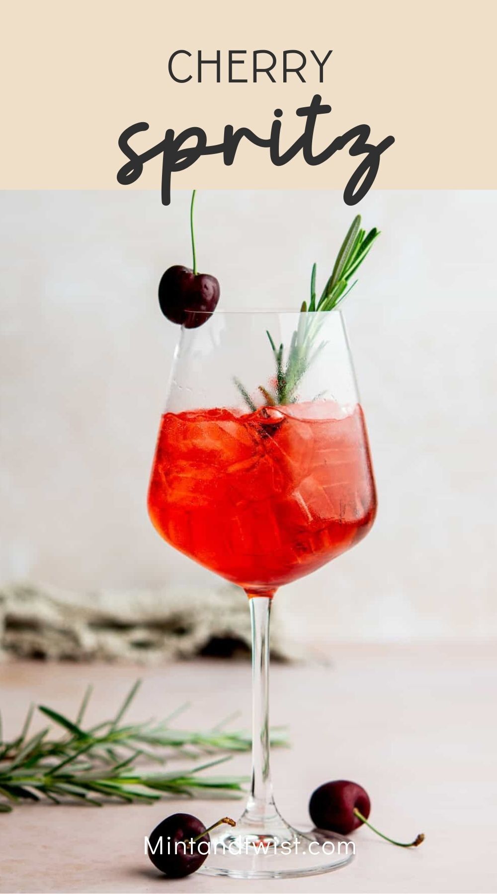 Cherry Prosecco Spritz