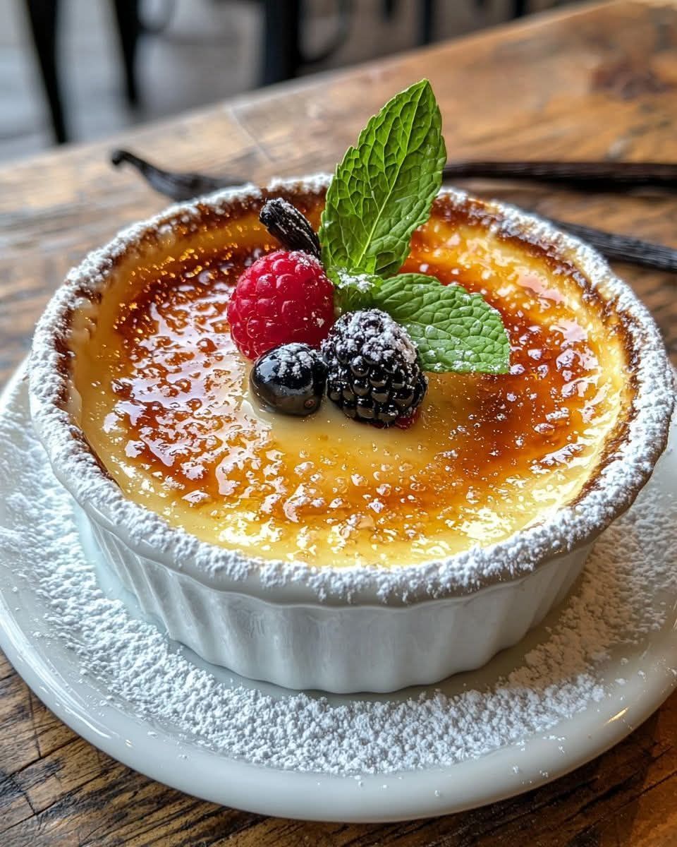 Broiled Crème Brûlée with Madagascar Vanilla