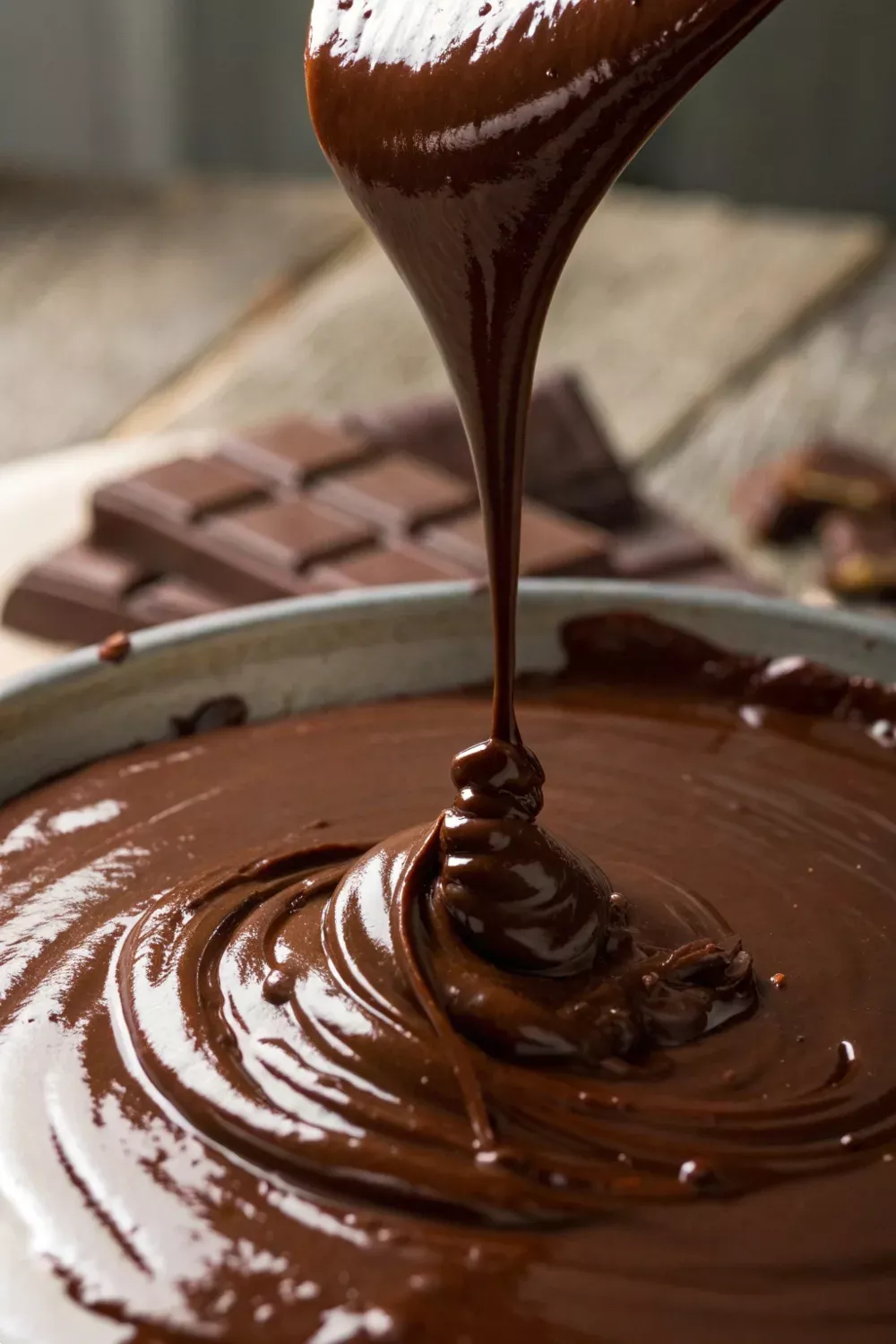 Pan-Seared Dark Chocolate Ganache for Two