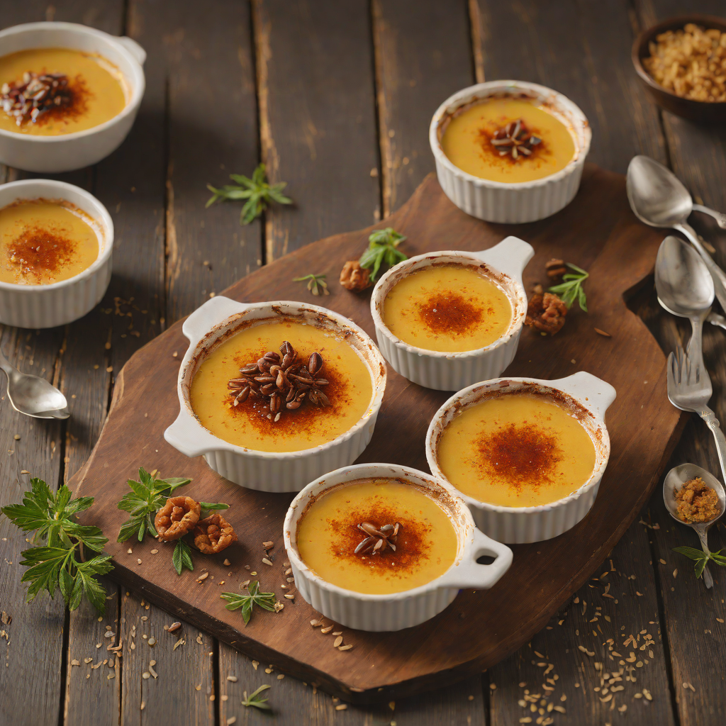 Vanilla Bean Crème Brûlée with Caramelized Sugar Crust