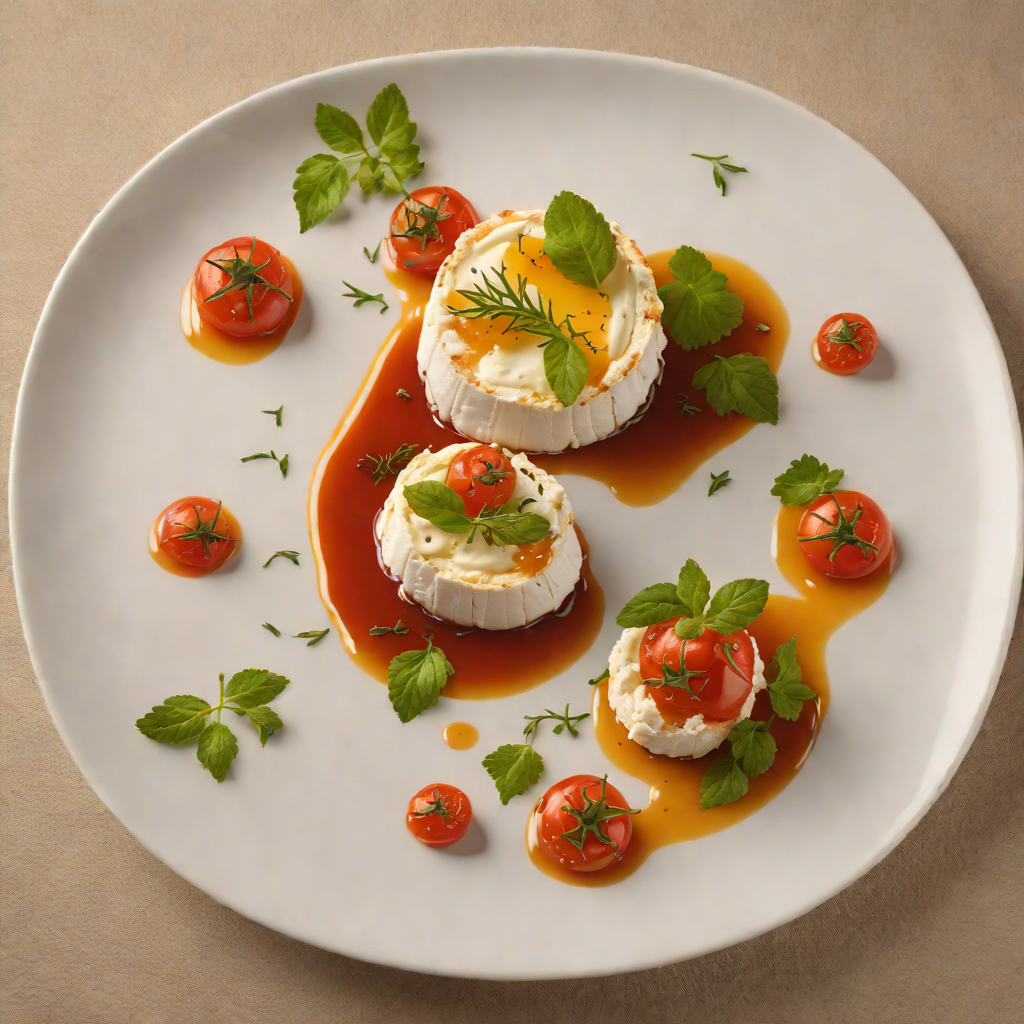 Baked Goat Cheese with Tomato Confit