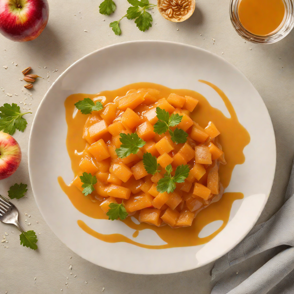Honey-Glazed Carrot and Apple Puree for Kids