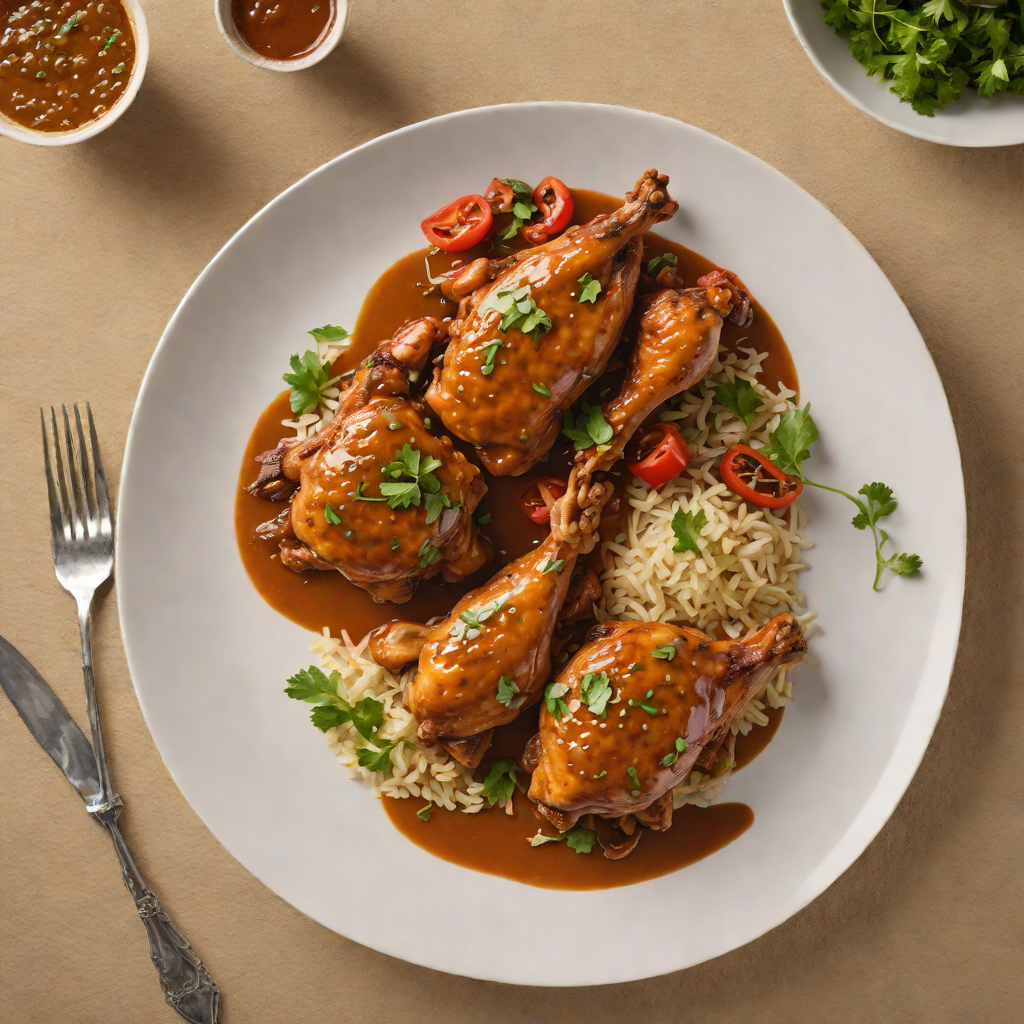 Pan-Roasted Ethiopian Berbere Chicken with Spiced Onion Sauce