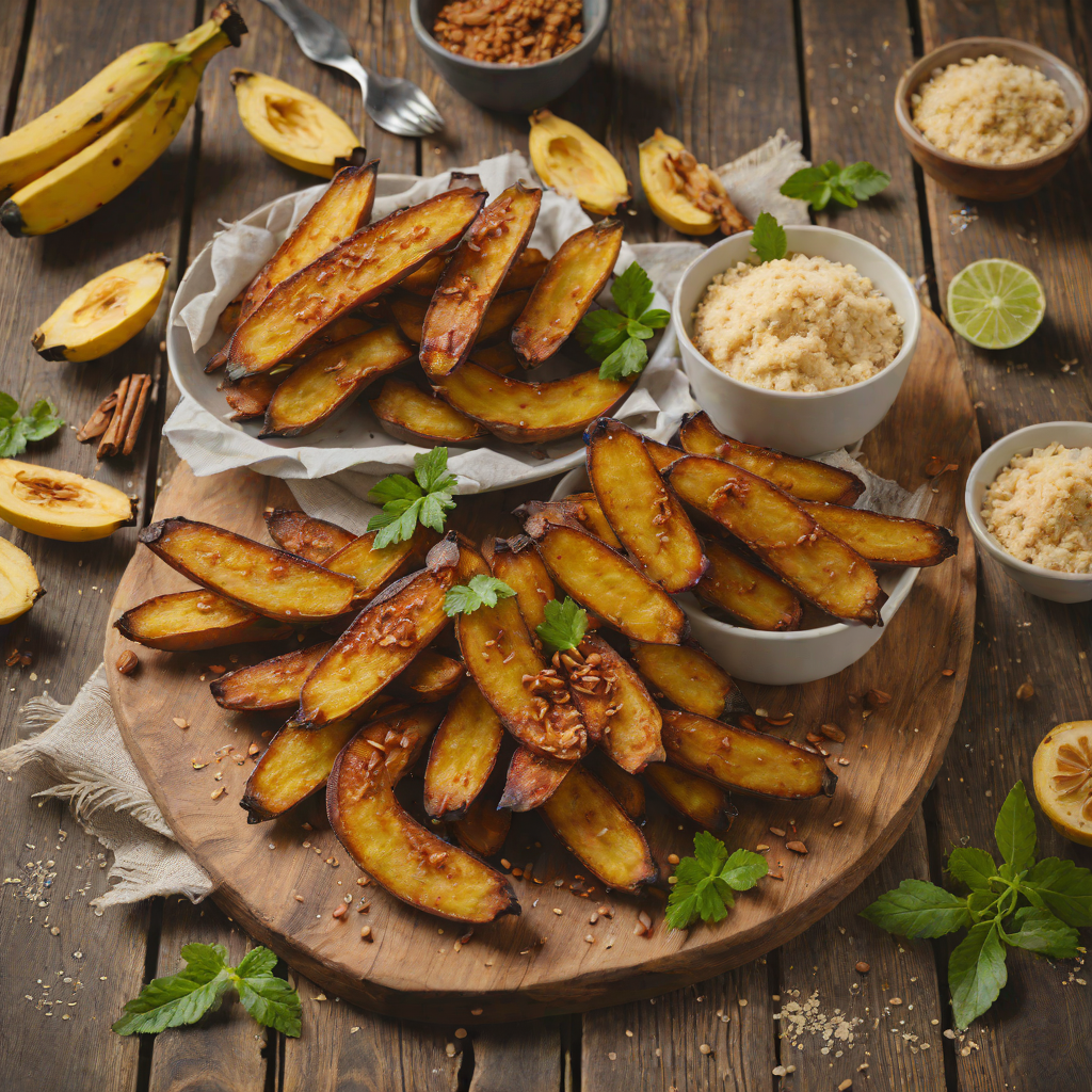 Baked Latin American Sweet Plantains with Cinnamon Sugar