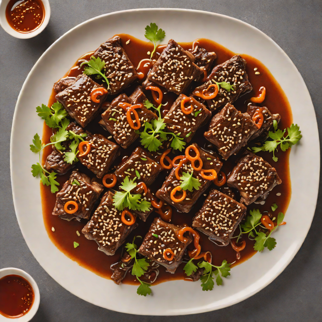 Spicy Korean-Style Braised Beef Short Ribs with Gochujang