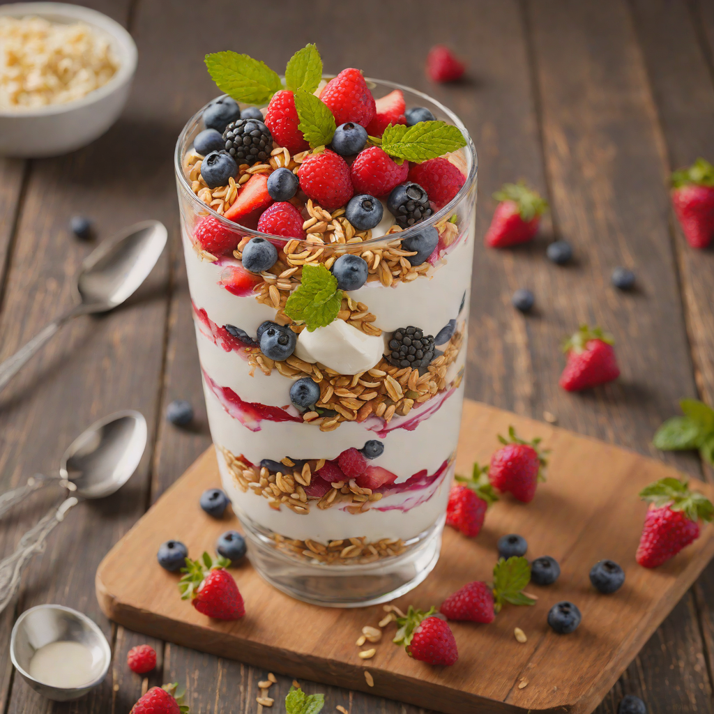Short Story-Inspired Sweet Berry and Yogurt Parfait