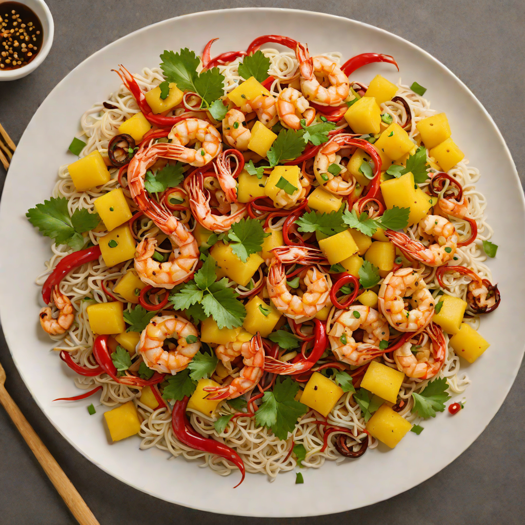 Spicy Tamarind and Pineapple Prawn Stir Fry