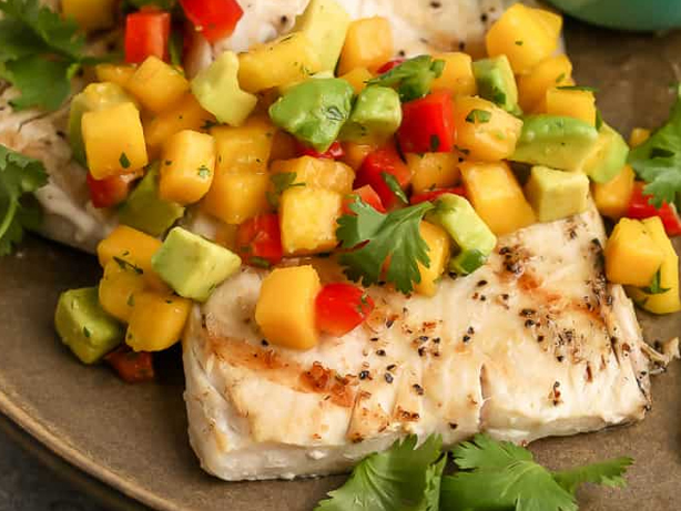 Grilled Mahi-Mahi with Mango-Avocado Salsa