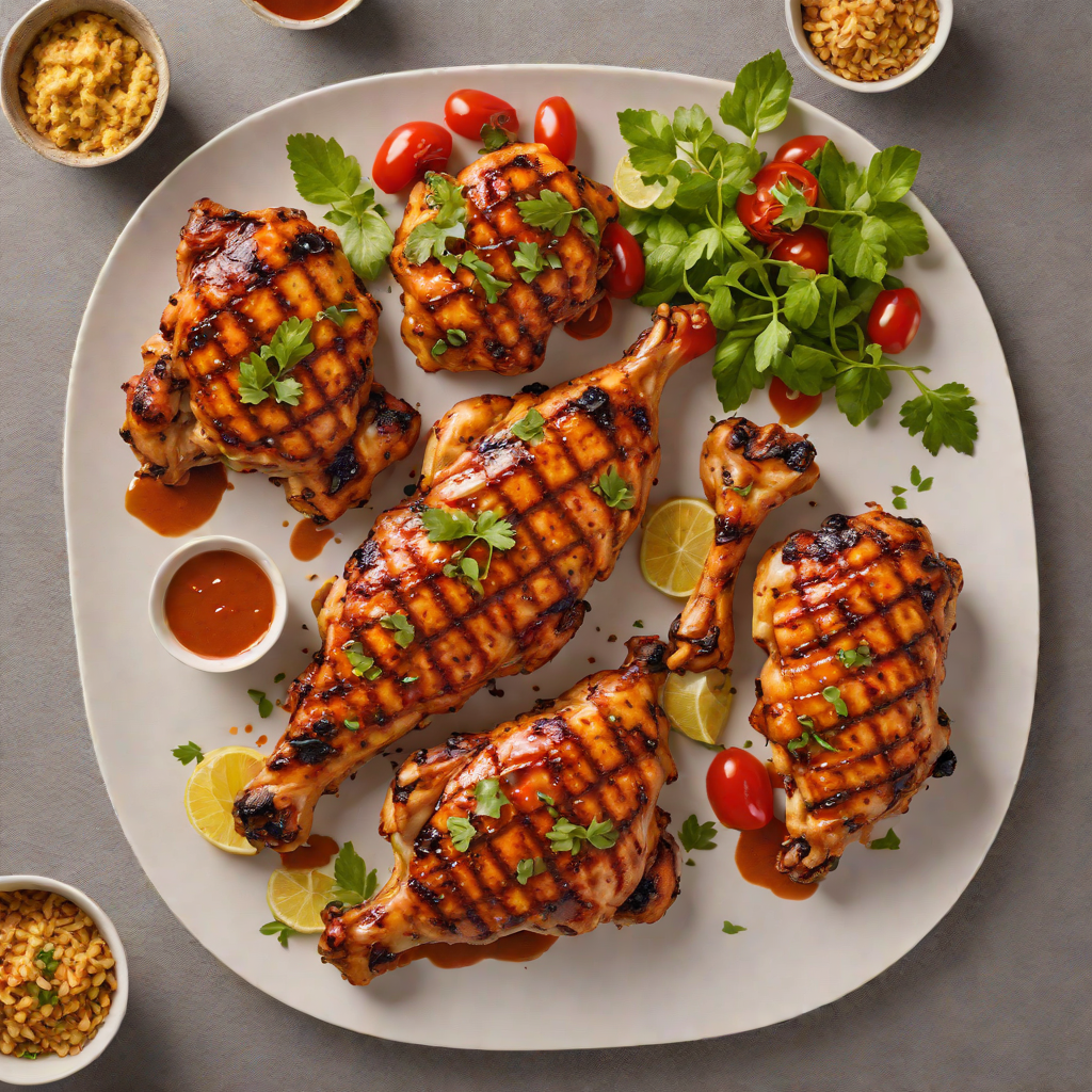 Grilled Peri-Peri Chicken with Spicy Paprika Marinade
