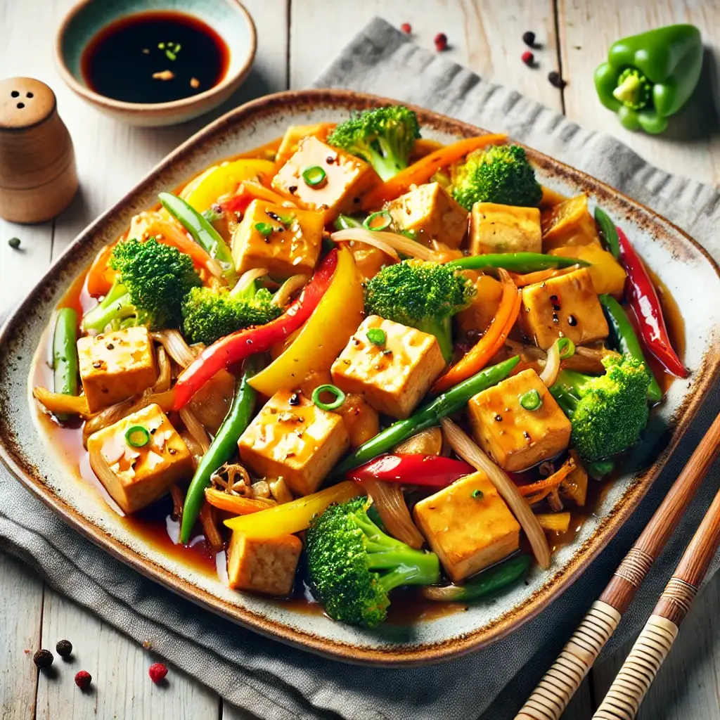 Golden Light Tofu Stir-Fry