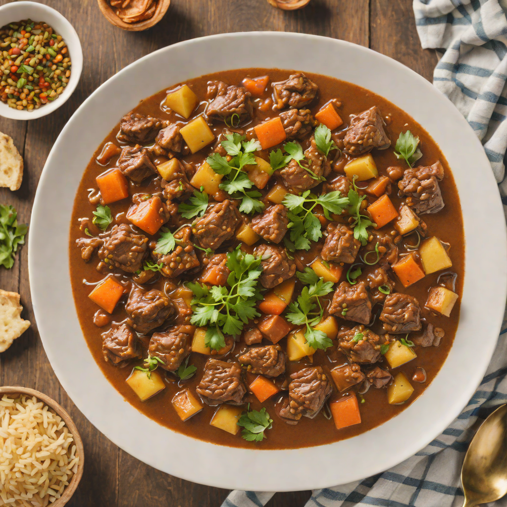 Slow Cooker Nigerian-Style Spiced Beef Stew