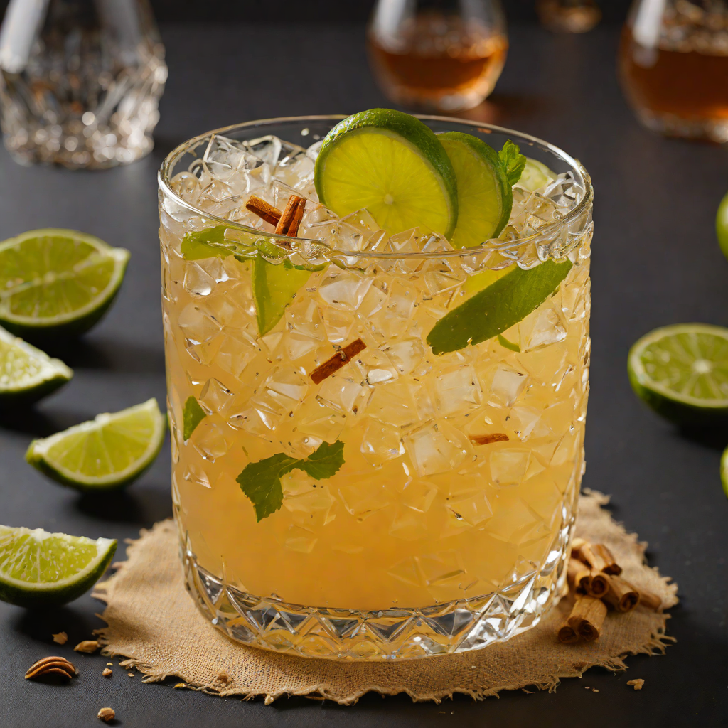 Ginger-Lime Spiced Rum Punch