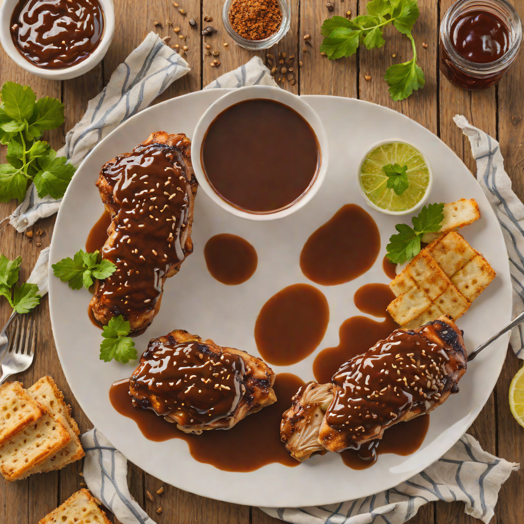 Molasses Rum BBQ Sauce for Grilled Chicken