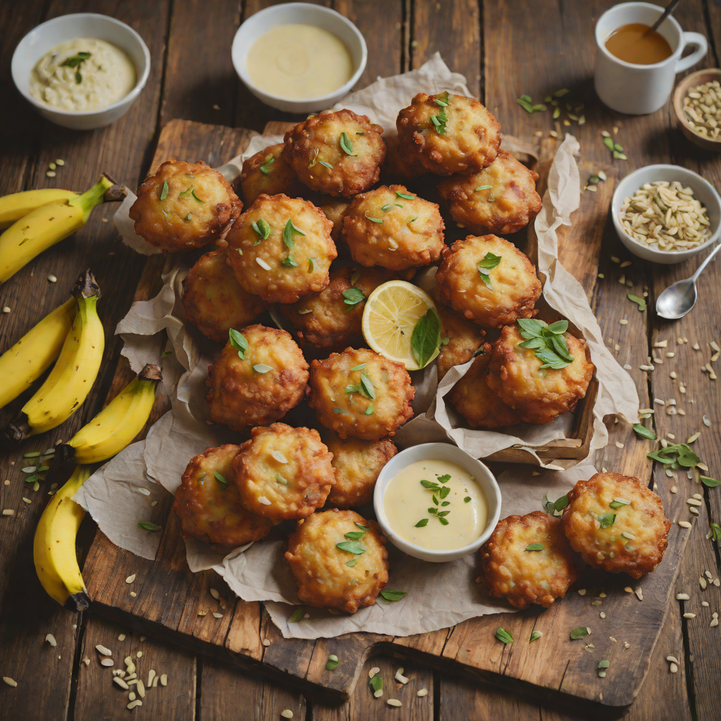 Sweet Banana and Cardamom Mandazi Fritters