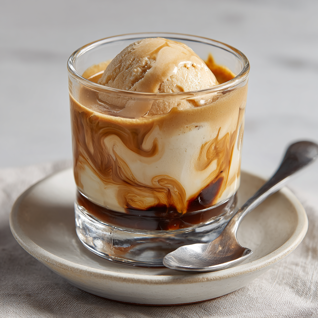 Vietnamese-Style Iced Coffee Affogato