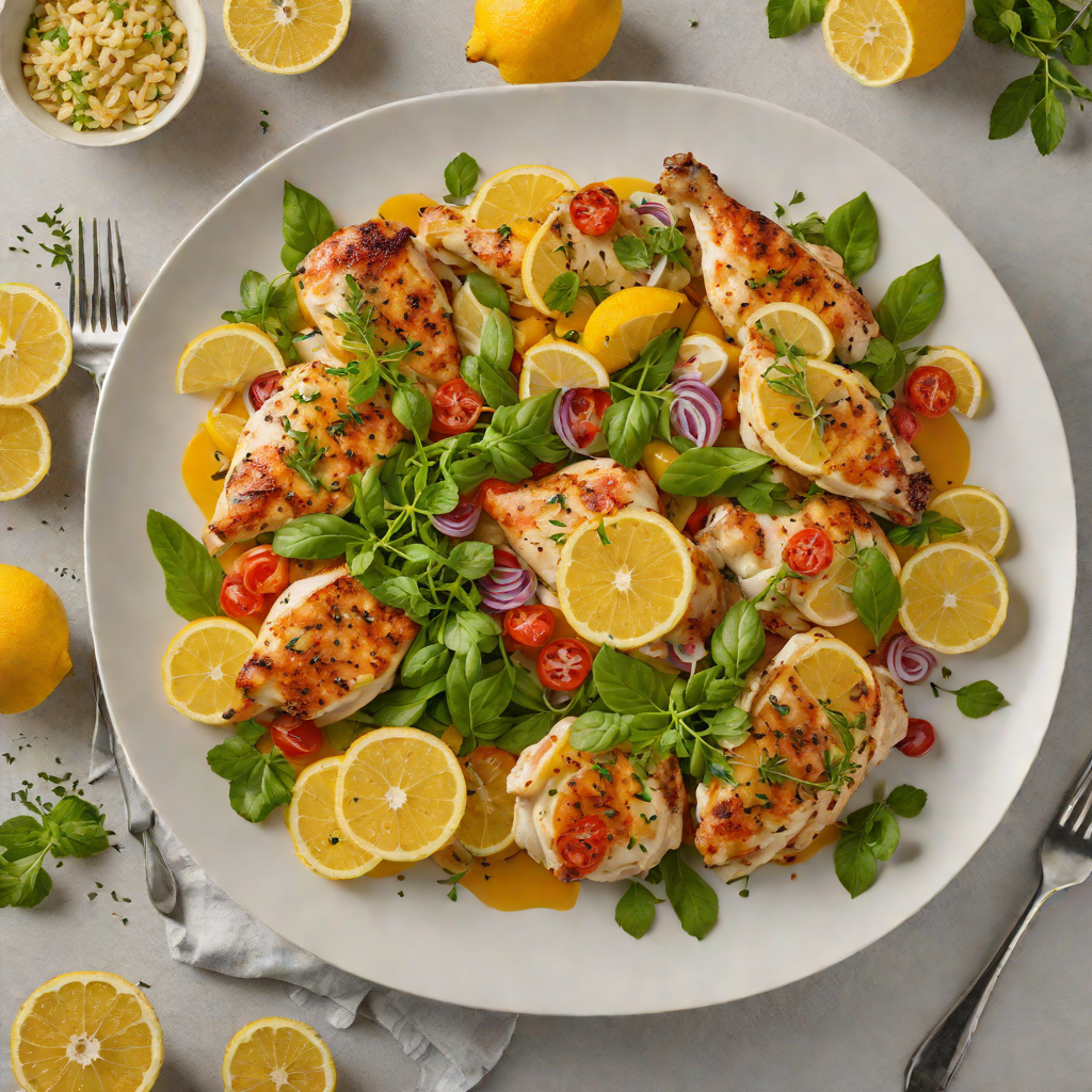 Interactive Web-Themed Citrus Herb Chicken Skillet