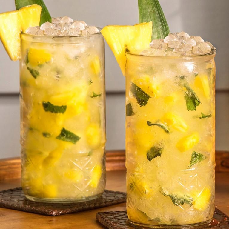 Tropical Rum and Pineapple Crush