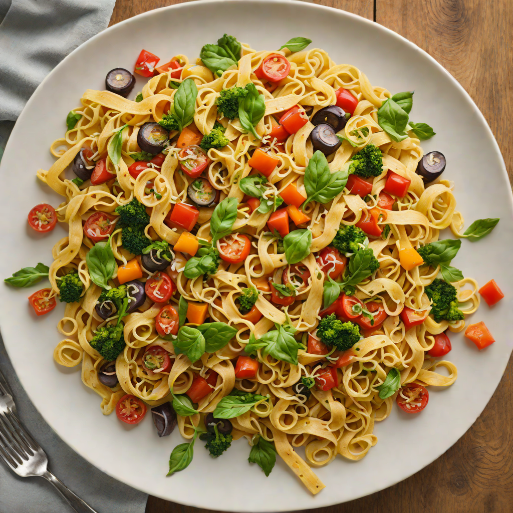 Vegetarian Wild Kratts-Inspired Roasted Veggie Pasta