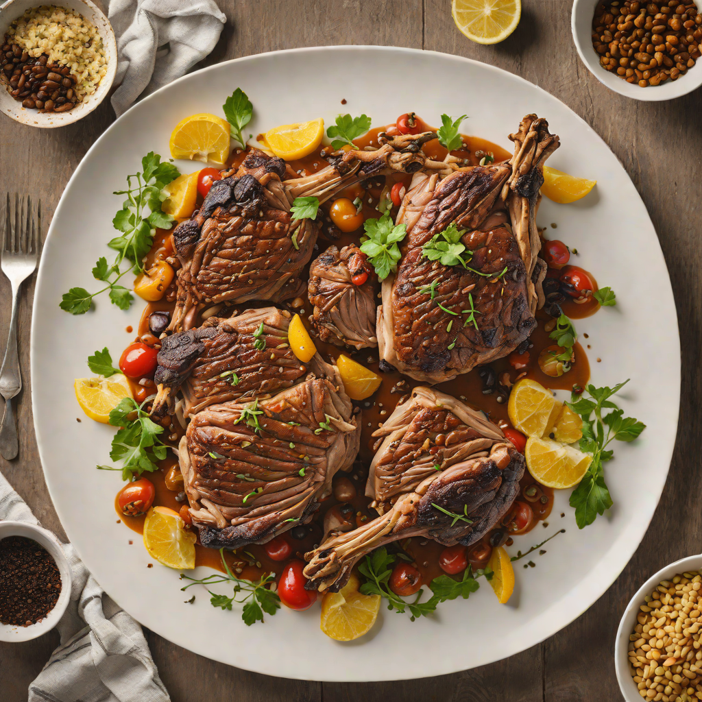 Slow Roasted Moroccan-Spiced Lamb Shoulder