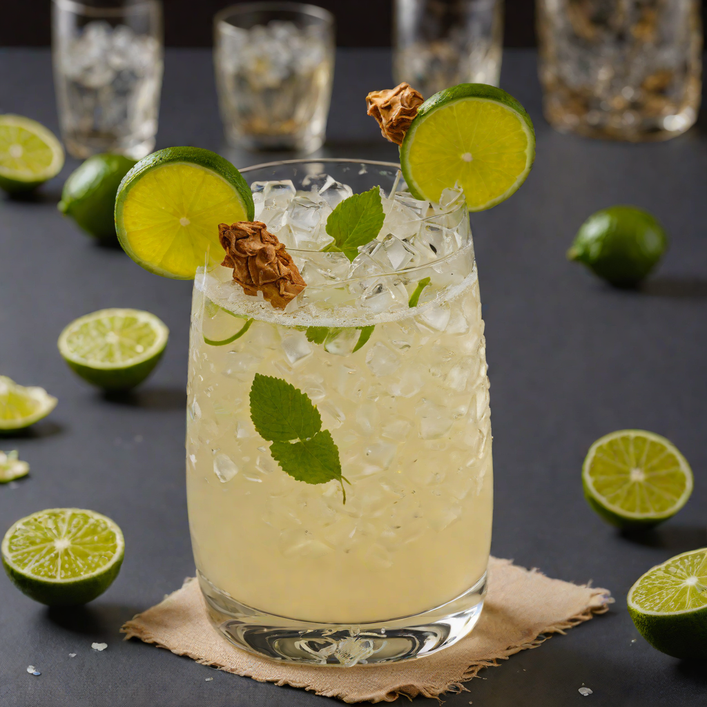Ginger-Lime Fizz with Coconut Water