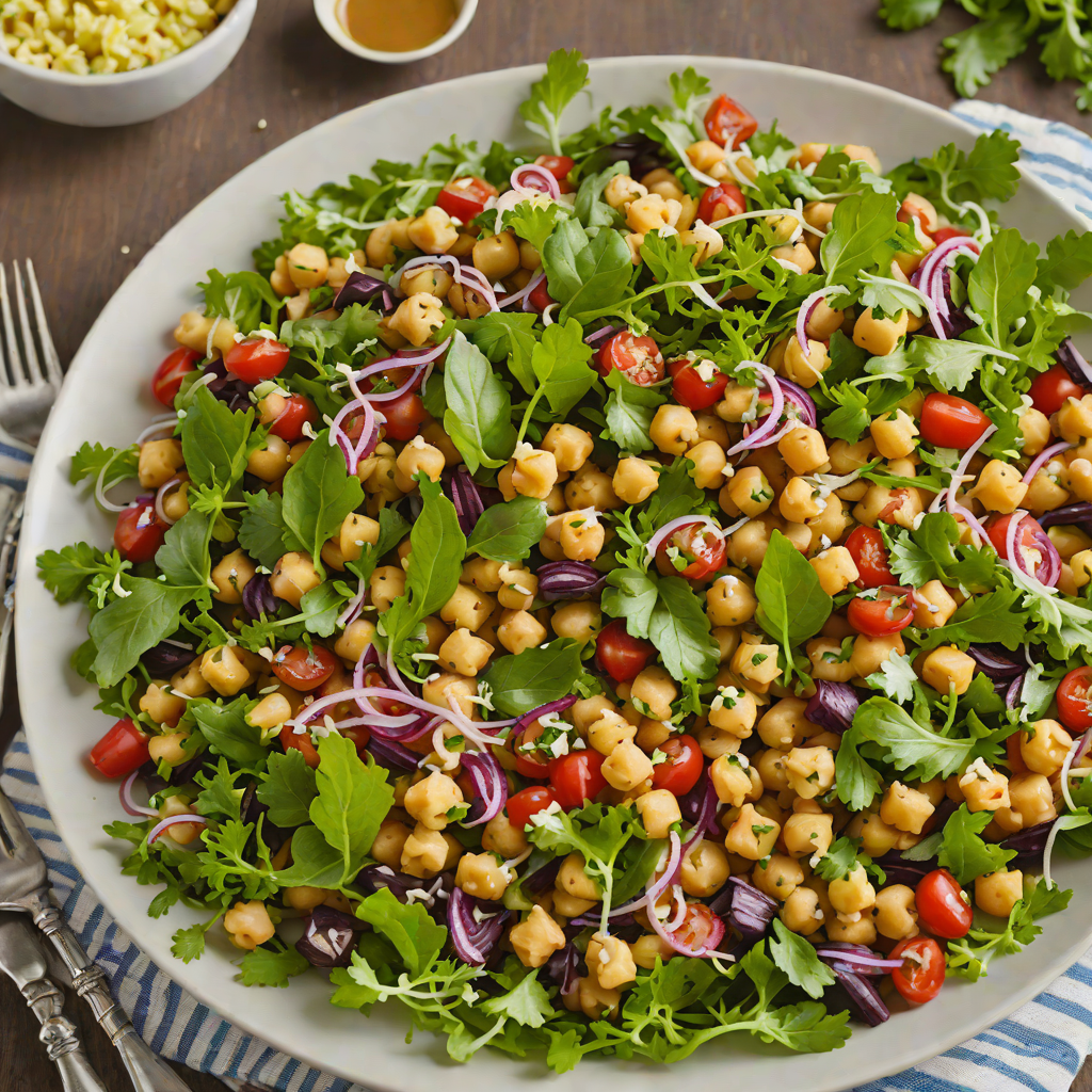 Bon Secours Mediterranean Chickpea and Herb Salad