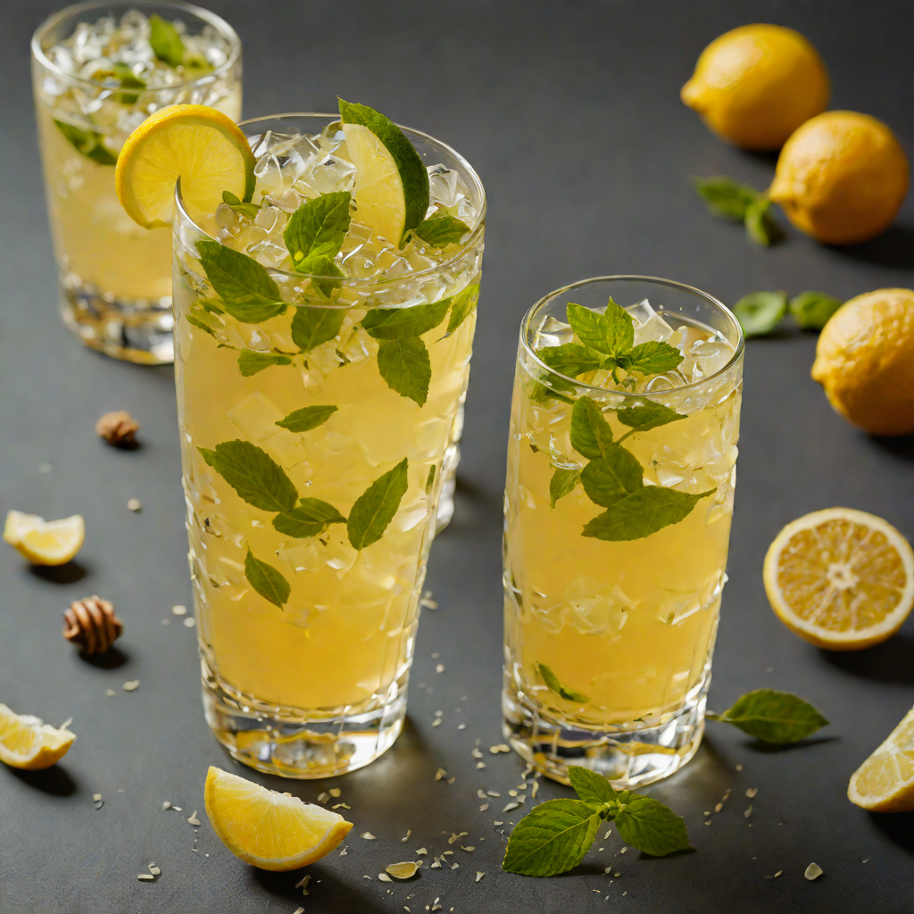 Citrus-Honey Imbibed Green Tea Refresher