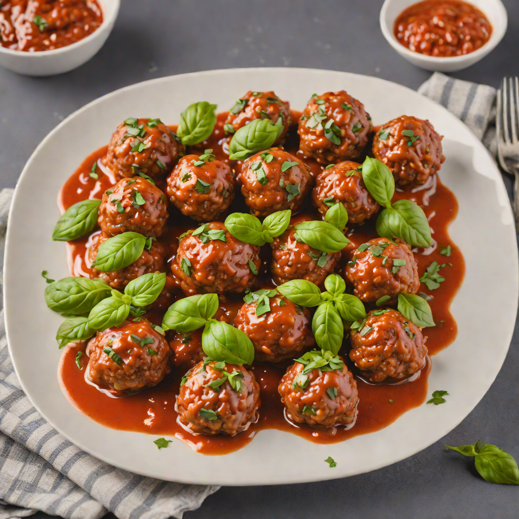 Cheese-Stuffed Keto Meatballs with Basil Marinara