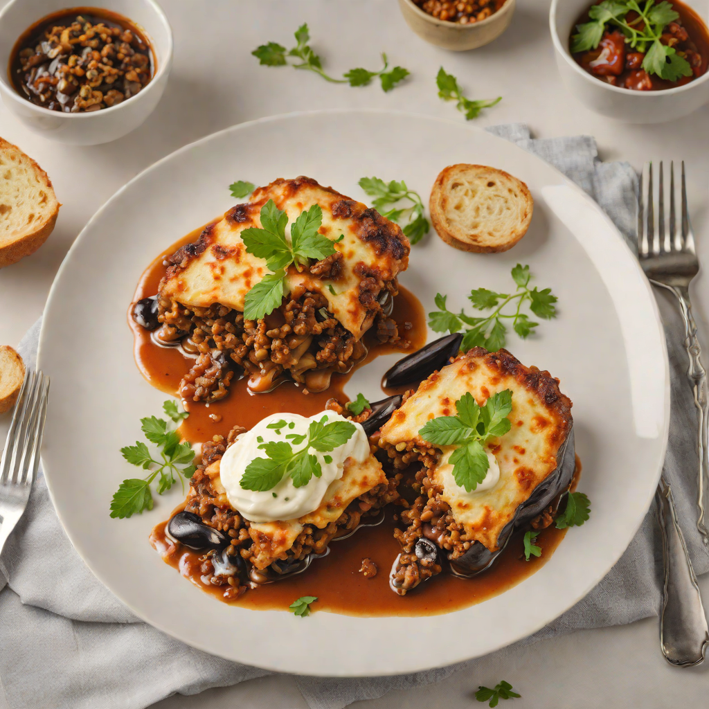 Slow-Simmered Lamb and Eggplant Moussaka