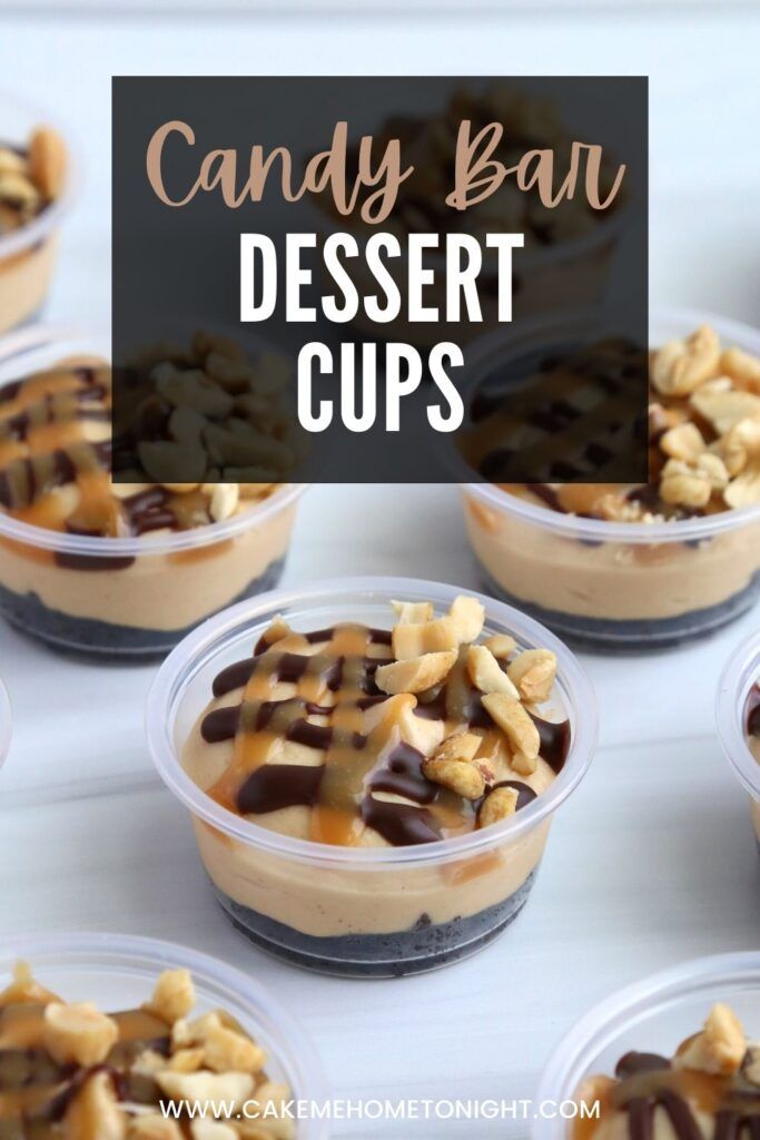 Collectible Candy Bar Dessert Cups