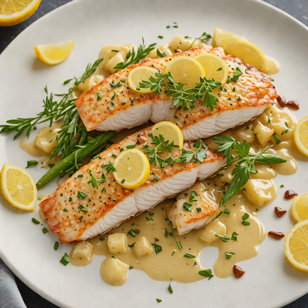 Pan-Seared Scrod with Brown Butter Lemon Sauce