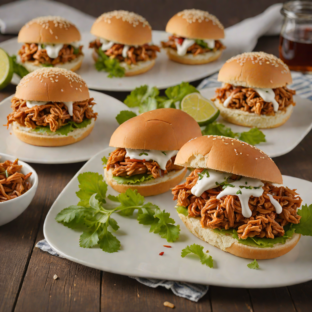 Fenway Park-Inspired BBQ Pulled Chicken Sliders