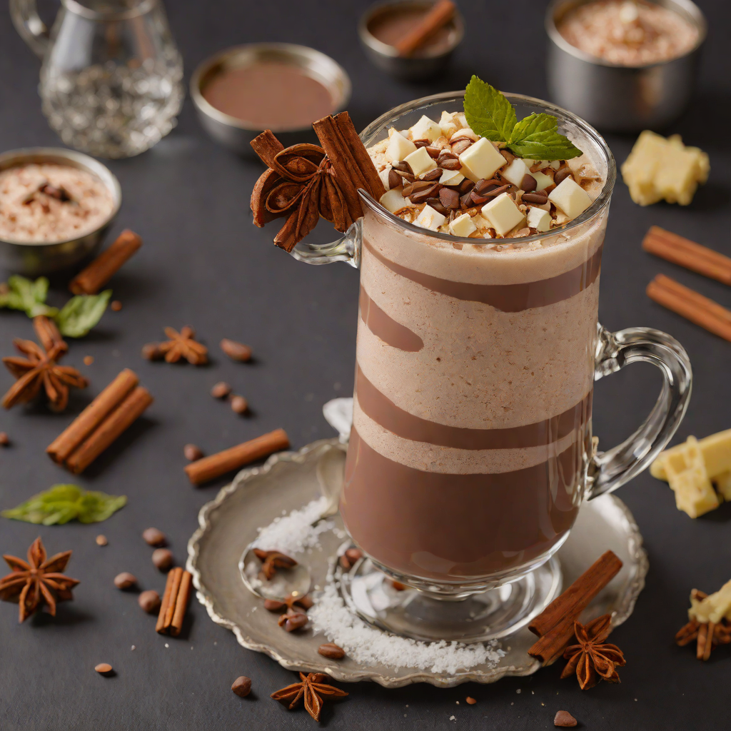 Cardamom-Spiced Hot Chocolate Toddy
