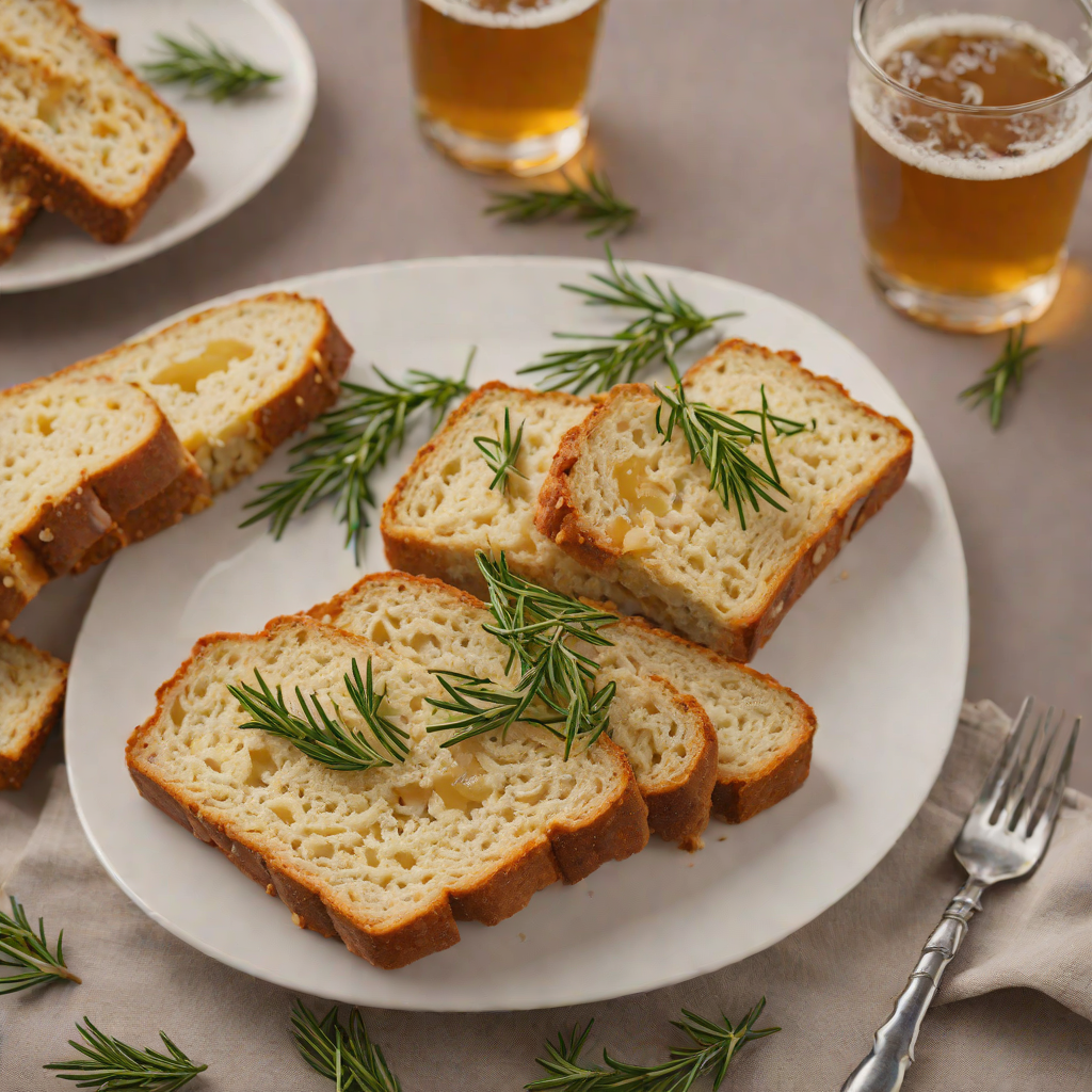 Honey Beer Bread with Rosemary