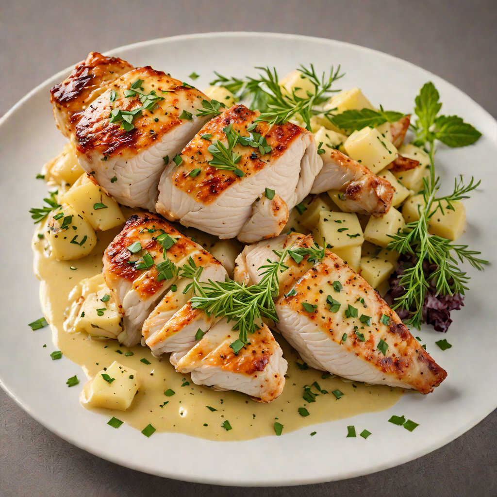 Pan-Seared Chicken with Herb Garlic Butter Sauce