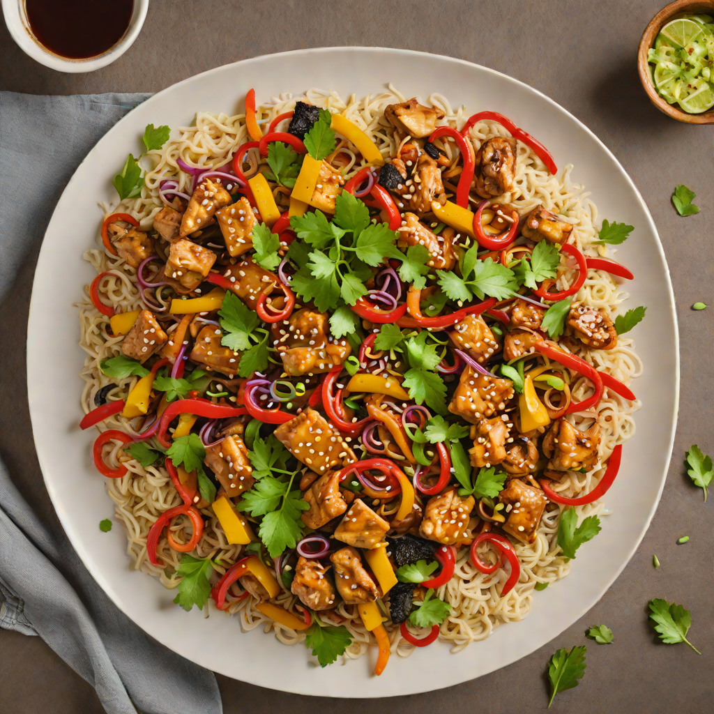 Spiced Black Rum and Ginger Chicken Stir-Fry
