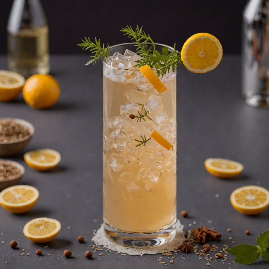 Spiced Earl Grey Gin Fizz
