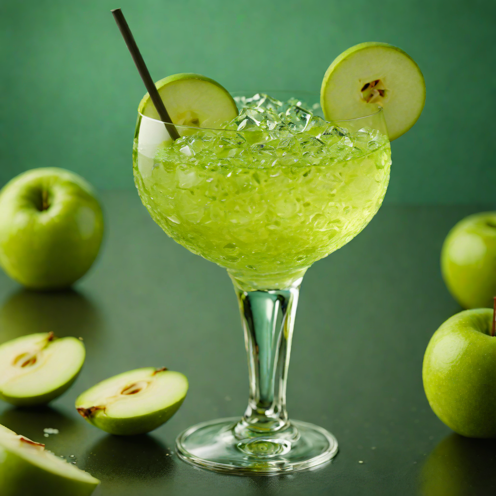 Shaken Green Apple Popular Fizz