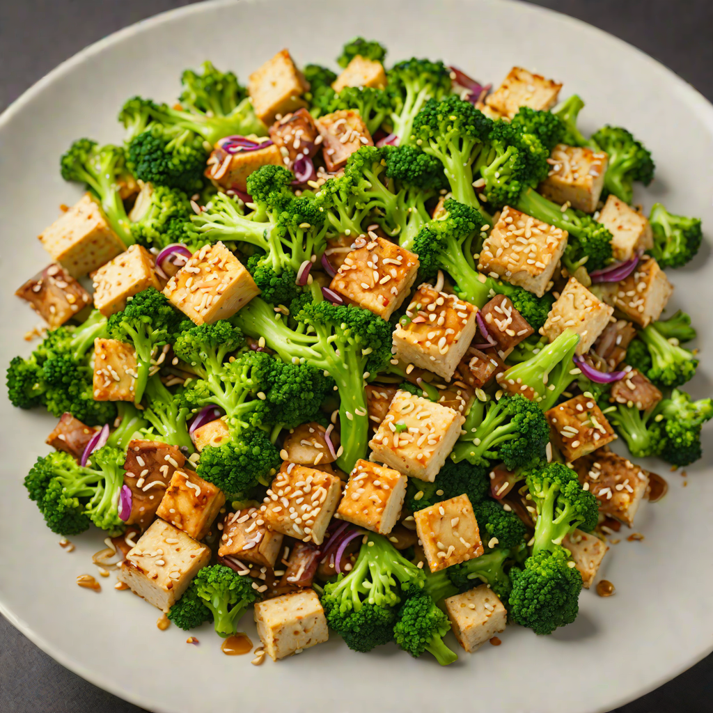 Asian-Style Sesame Ginger Stir-Fry with Tofu and Broccoli