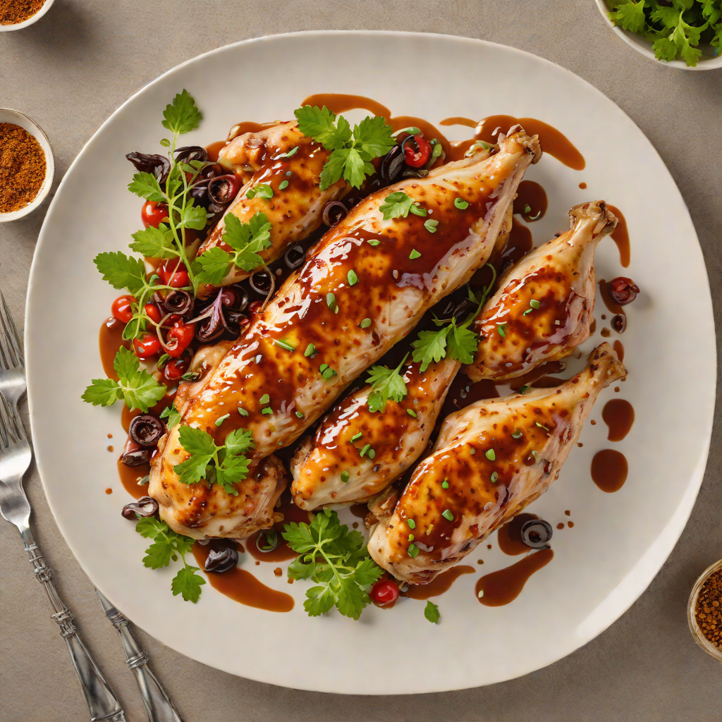 Pan-Seared Chicken with Spiced Jamar Pepper Glaze