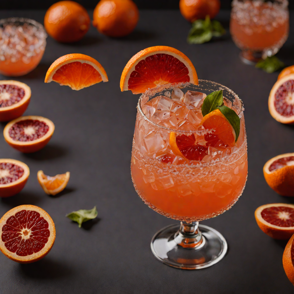Fiery Blood Orange Mezcal Margarita