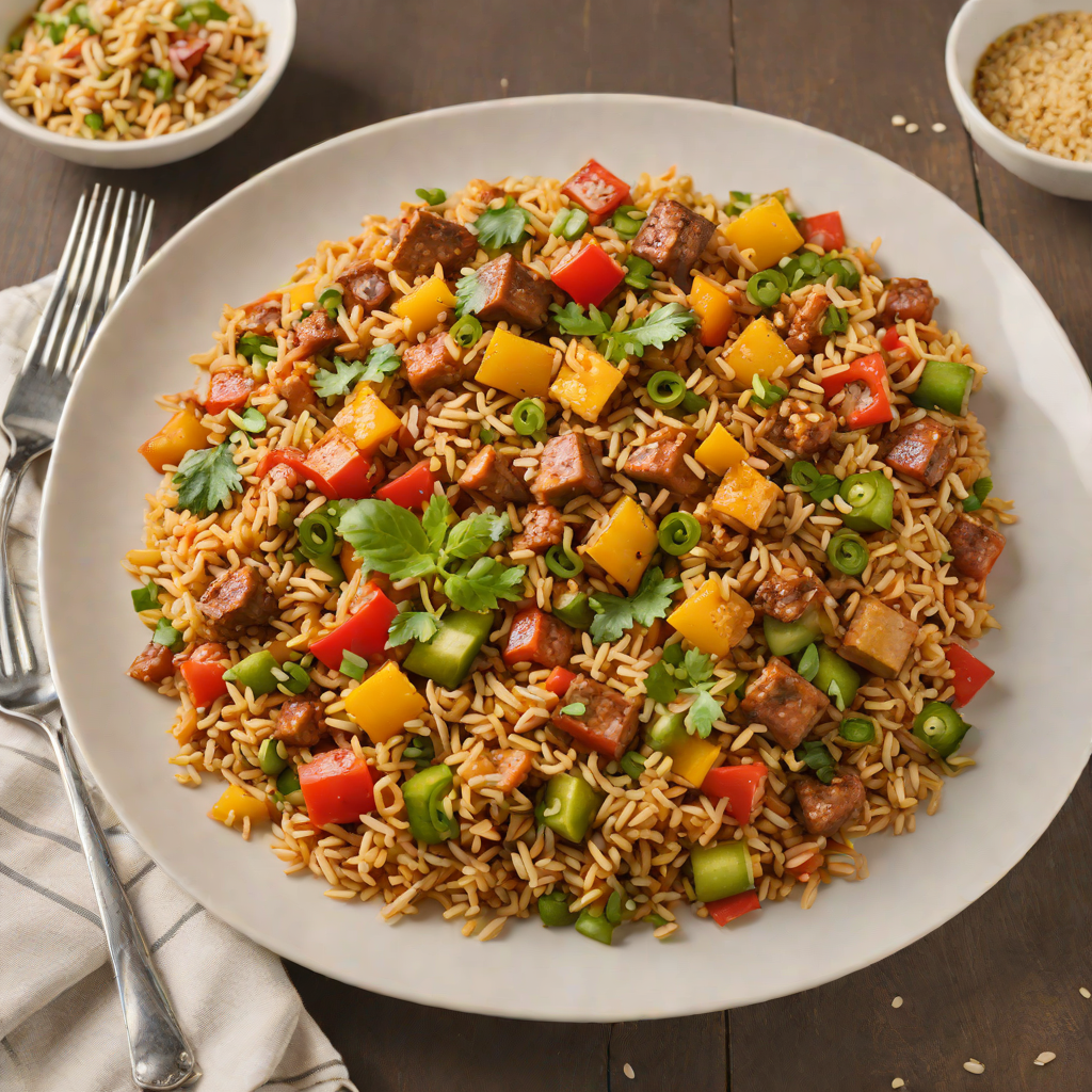Soulful Spiced Vegetable Jambalaya with Brown Rice