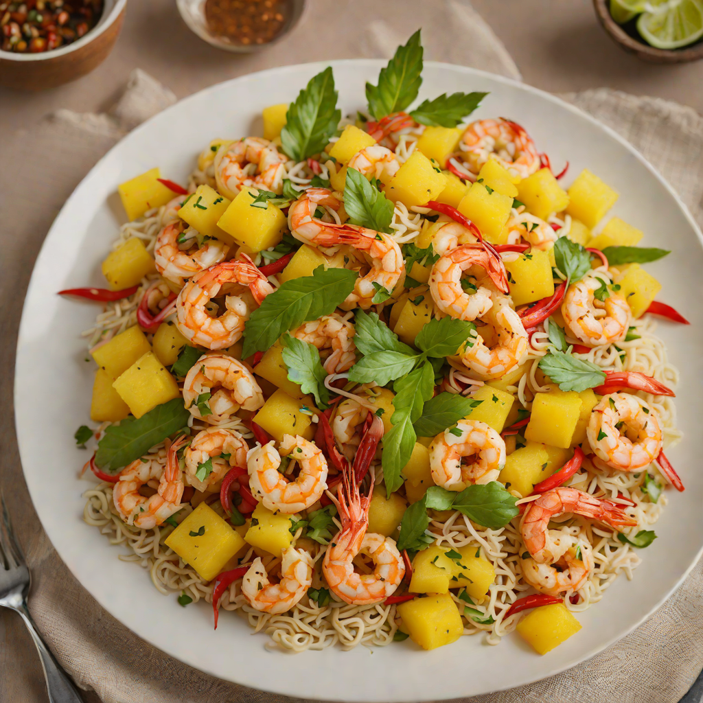 Spicy Tiki-Style Pineapple Shrimp Stir Fry
