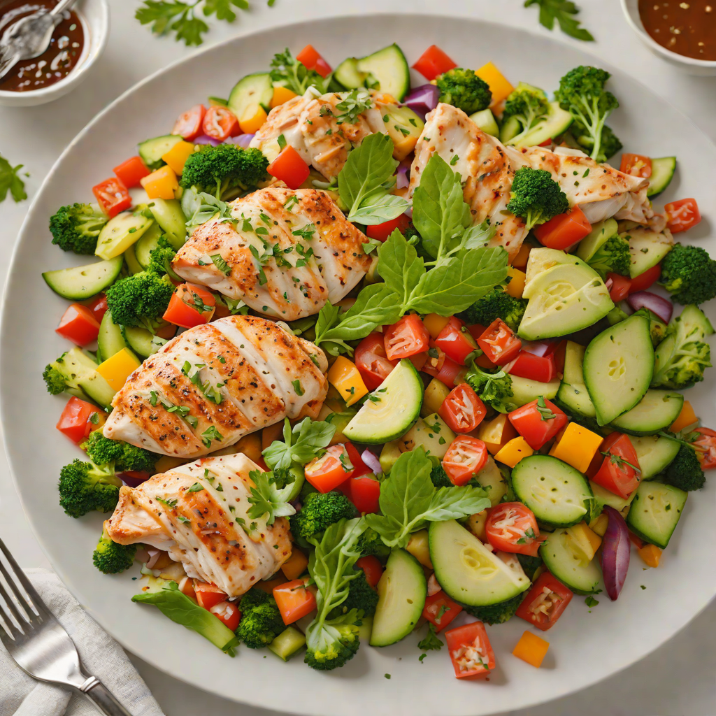 Skillet Chicken and Mixed Vegetable Comfort Bowl
