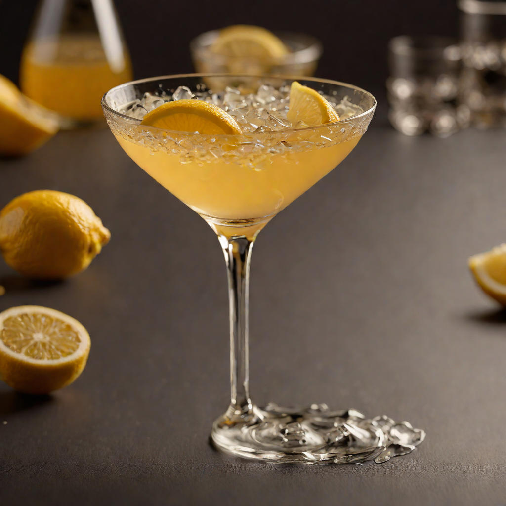 Shaken Sidecar with Fresh Lemon and Triple Sec